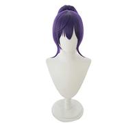 Perruque Cosplay Anime,Project Sekai Colorful Stage Asahina Mafuyu Perruque,Purple Long Perruque,avec Filet de Cheveux Gratuit,pour Fête Carnaval Halloween Perruques