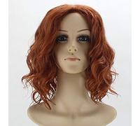 Perruque Cosplay Infinity War veuve noire Natasha Romanoff perruque cheveux courts bouclés Halloween jeu de rôle Cosplay perruques + bonnet de perruque