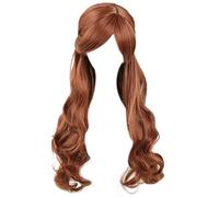 Perruque cosplay, Perruque de cosplay Anna de la Reine des Neiges jaune