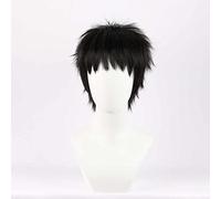 Perruque Cosplay,Perruque de Cosplay My Dress Up Darling Wakana Gojou,Short Black Perruque,avec Filet de Cheveux Gratuit,Halloween Costume Cosplay,pour Fête Carnaval Noël