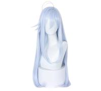Perruque Cosplay Pour Femme Pour 86 Quatre-vingt-six Vladilena · Milize Longs Cheveux Bleu Clair Perruques Synthétiques De Fête Costumée D'halloween Résistantes À La Chaleur