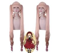 Perruque Cosplay Rozen Maiden avec queues de cheval à puce Taisho Shin Ku Reiner Rubin longues perruques synthétiques Costume de fête jeu de rôle Perucas