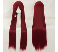 Perruque cosplay universelle - 100 cm - Couleur : longs et droits - Fil anime - 099 - Couleur : rose net 079 [1 mètre]