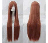 Perruque Cosplay universelle 100 cm de long cheveux raides Anime cheveux haute température fil 099 couleur 1 m