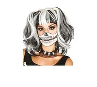 Perruque Couettes Blanche et Noire