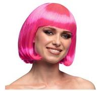 perruque coupe cheveux carré frange rose vif femme - boland 85890 0 G
