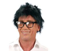 Perruque Coupe Courte Noire Homme Noir