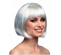 DEGUISE TOI - Perruque courte à frange blanche femme - Perruques courtes