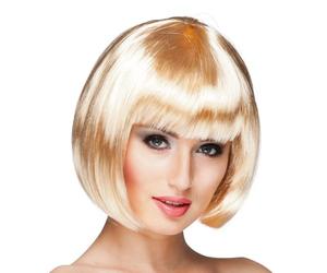 Perruque courte blonde femme