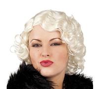 Perruque blonde platine femme