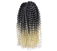 Perruque Courte Bouclée Torsadée, Tresses Au Crochet, Extensions De Cheveux Synthétiques, Pince Bouclée Pour Femmes Noires, 8 À 12 Pouces, 1 Pièce Grise Pour Femmes (7 À 8 Pouces)