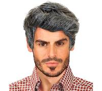 Perruque Courte grise Rick