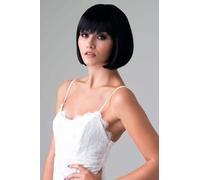 Perruque courte noire au carré : Josie black #1b