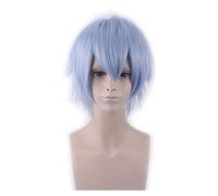 Perruque courte or jaune gris bleu marron vin rouge Orange haute température fibre synthétique perruques Costume fête Cosplay perruque PL-002-52