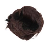 Perruque courte pour hommes - SALUTUYA - Châtain - Cheveux synthétiques - Confortable - Durable