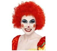 Perruque Crazy Clown Fou Rouge - Rouge rouge G