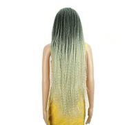 Perruque Crépue Droite Perruque Synthétique Longue 38 Pouces Pour Femmes Noires Perruque Synthétique Résistante À La Chaleur Pour Fête Cosplay Perruques Grises Pour Femmes (B)