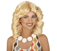 Perruque crinière blonde dans une boîte de haute qualité