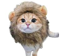 Perruque crinière de Lion pour Chat, Costume de crinière de Lion, Costume de Chiot, Costume Amusant pour Animal de Compagnie, Chapeau en Poils de Lion, Costume de Lion Lavable, Accessoires de