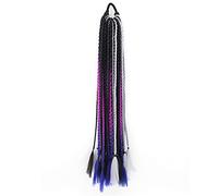 Perruque Crotchet Tresses Perruques Synthétiques Dreadlocks Tresses Cheveux 60 Cm De Long Dreadlock Perruque Twist Perruques Pour Femmes Noires Cheveux Synthétiques Gris Perruques Pour Femmes (E)