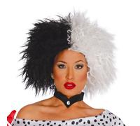 PERRUQUE CRUELLE DIABOLIQUE ENFER DALMATIENS FEMME