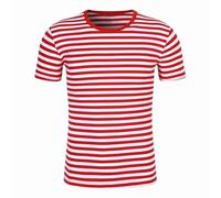 Perruque de carnaval à manches courtes - Pure Shirt - Coupe ample - Pour couples - T-shirt - Body pour femme, rouge, M