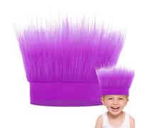 Perruque de cheveux fous, bandeau de costume poilu,Accessoire de costume d'Halloween | Couvre-chef confortable, bandeau pour cheveux, accessoires d'encouragement pour, adolescents et adultes
