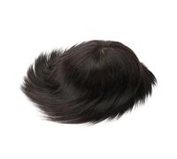 Perruque de cheveux humains pour hommes à l'aspect Centre de dentelle de soie et Poly autour du remplacement de cheveux toupet hommes Base de soie dentelle prothèse de cheveux postiche cheveux cheveux