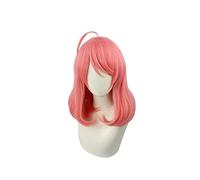Perruque de Cheveux Humains Wigs de remplacement de cheveux Synthet Orange Wig Coiffure droite for femmes Wig Orange Cosplay Perruque avec Frange Perruques Synthétiques