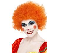 Perruque De Clown Folle Orange Pour Adultes Unisexe Costume De Clown