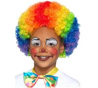 Perruque de clown multicolore pour enfant - Accessoire de déguisement