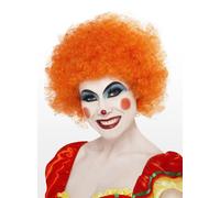 Perruque de clown orange - Accessoires de déguisement de clown orange