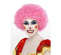 Smiffy's Perruque Clown fou Rose 120 g Halloween