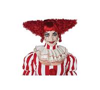 Perruque de clown tueur pour femme Rouge
