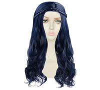 Perruque de cosplay Anime Descendants Evie pour Halloween, fête, carnaval, vie nocturne, concerts, mariages