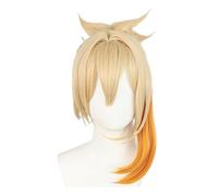 Perruque de cosplay Anime Genshin Impact Yoimiya pour Halloween, fête, carnaval, vie nocturne, concerts, mariages
