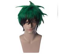 Perruque de Cosplay Anime My Hero Academia Midoriya Izuku Perruques Synthétiques pour Fête Cosplay Halloween