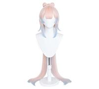 Perruque de cosplay anime, perruque Genshin Impact, avec deux bonnets de perruque, pour Halloween, fête, etc. (Kokomi Cosplay)