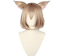 Perruque De Cosplay Anime Pour Felix Argyle or Cheveux Courts Synthétique Résistant À La Chaleur Avec Oreille Cosplay Cheveux Synthétiques Fête D'halloween Carnaval