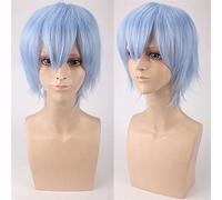 Perruque de cosplay anime pour Halloween Fashion Christmas Party Dress Up Wig Cos Wig Juvénile Reverse Warped Cheveux courts Couleur universelle pour homme Perruque Cosplay Anime Wig Couleur : 002-40