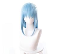 Perruque De Cosplay Anime Pour Perruques De Fête De Noël Halloween Synthétiques Résistantes À La Chaleur Rimuru Tempest