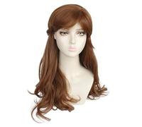 Perruque de cosplay Anime Princesse Anna pour Halloween, fête, carnaval, vie nocturne, concerts, mariages