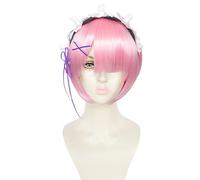 Perruque de cosplay Anime Re Starting From Zero pour Halloween, fête, carnaval, vie nocturne, concerts, mariages