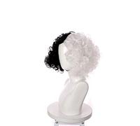 Perruque de cosplay d'anime Cruella pour Halloween, fête, carnaval, vie nocturne, concerts, mariages