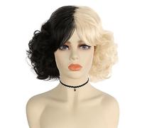 Perruque de cosplay d'anime Cruella pour Halloween, fête, carnaval, vie nocturne, concerts, mariages