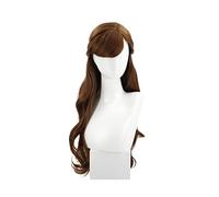 Perruque de cosplay d'anime de la princesse Anna, perruques synthétiques pour la fête de cosplay d'Halloween