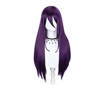 Perruque de cosplay d'anime Doki Doki Literature Club, perruques synthétiques pour fête de cosplay d'Halloween