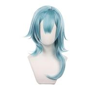 Perruque de cosplay Eula du jeu Genshin Impact