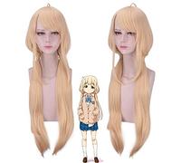 Perruque de Cosplay Futaba Anzu l'IDOLMASTER CINDERELLA GIRLS perruque de Cosplay l'idolmaster Costume Cosplay or cheveux femmes + casquette de perruque