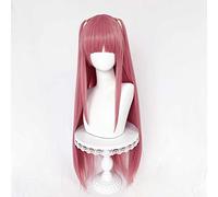 Perruque de cosplay, Gotoubun no Hanayome Nino Nakano, longue perruque rose, avec bonnet de perruque gratuit, costume d'Halloween, pour fête de carnaval, taille unique, AS Show